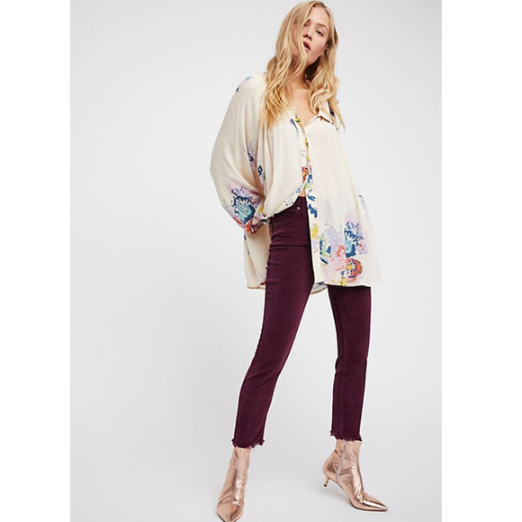 Free People Tops - NWT FREE PEOPLE Meadow Lark Buttondown Blouse